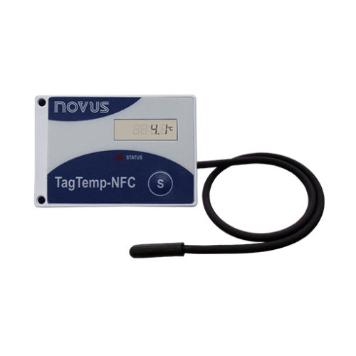 Data Logger Portátil de Temperatura NFC con LCD