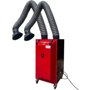 Extractor de humo de soldadura de 2 mangas