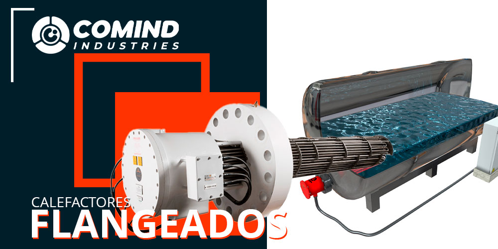 Calefactpr eléctrico flangeado